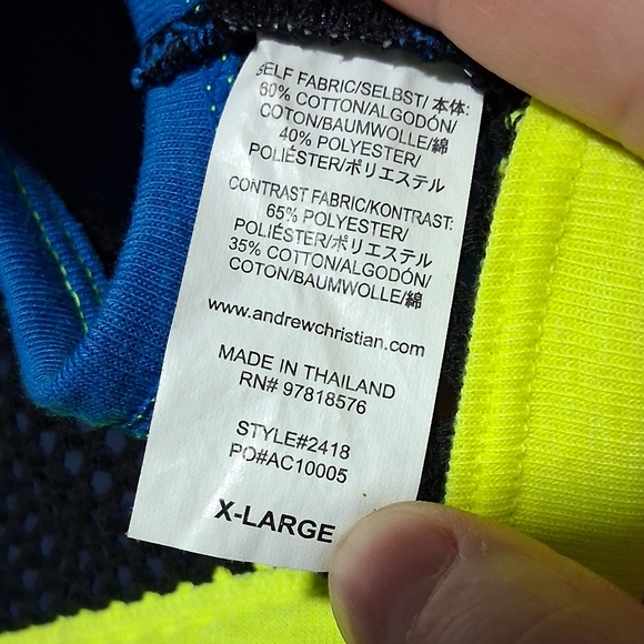 Andrew Christian Mesh Harness Top Club Wear Sexy XL - Picture 3 of 3